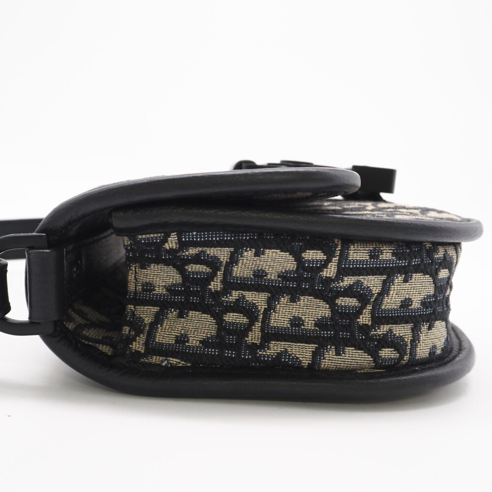 CHRISTIAN DIOR Gray Canvas Shoulder Bag - Picture 4 of 16